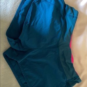 blue ivivva athletic shorts